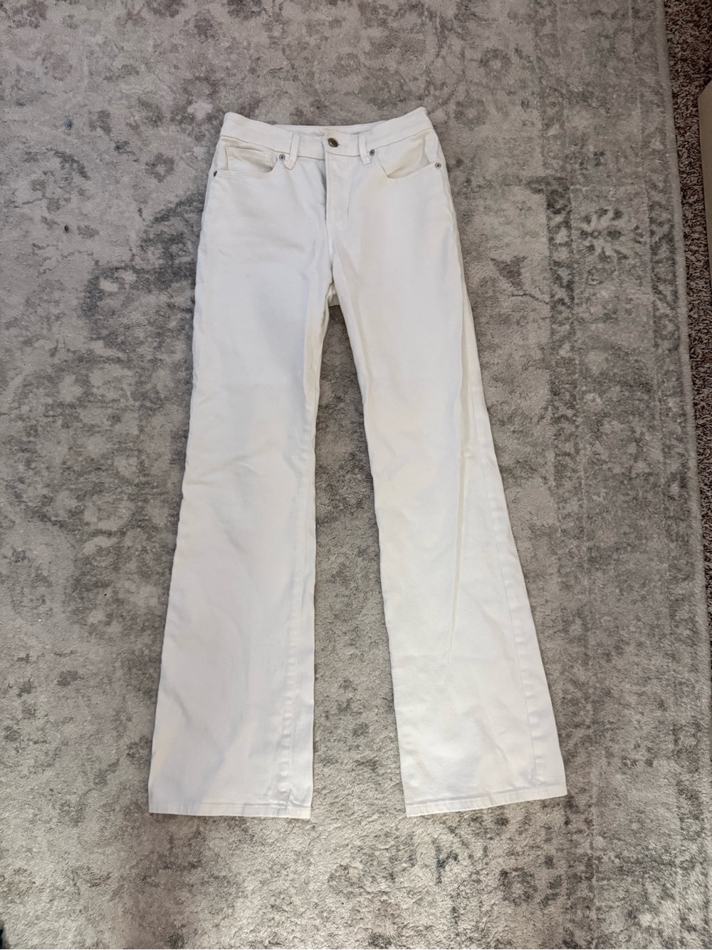Good American White Wide-Leg Jeans